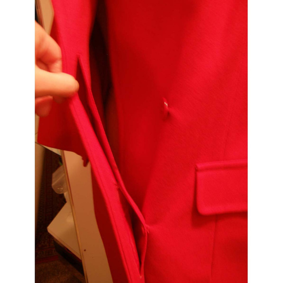 Victoria's secret label VIA red wool blend coat 8 - Picture 4 of 8